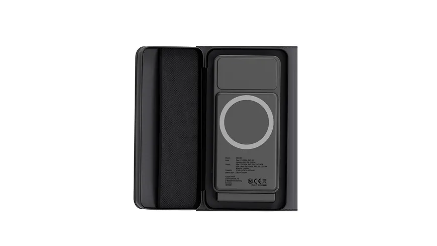 XLayer Powerbank 15W Wireless 10.000 mAh mit 2-in-1 Solarpanel Black