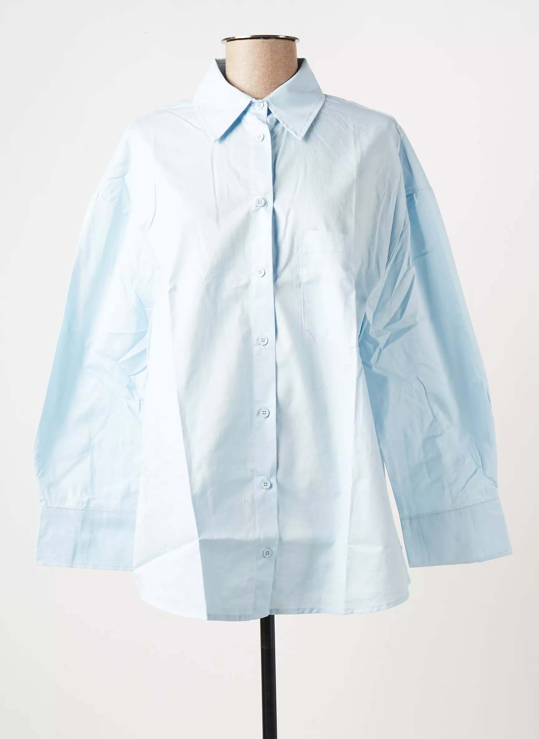 Daphnea Chemisiers Femme couleur bleu