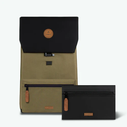 City Deva khaki backpack
