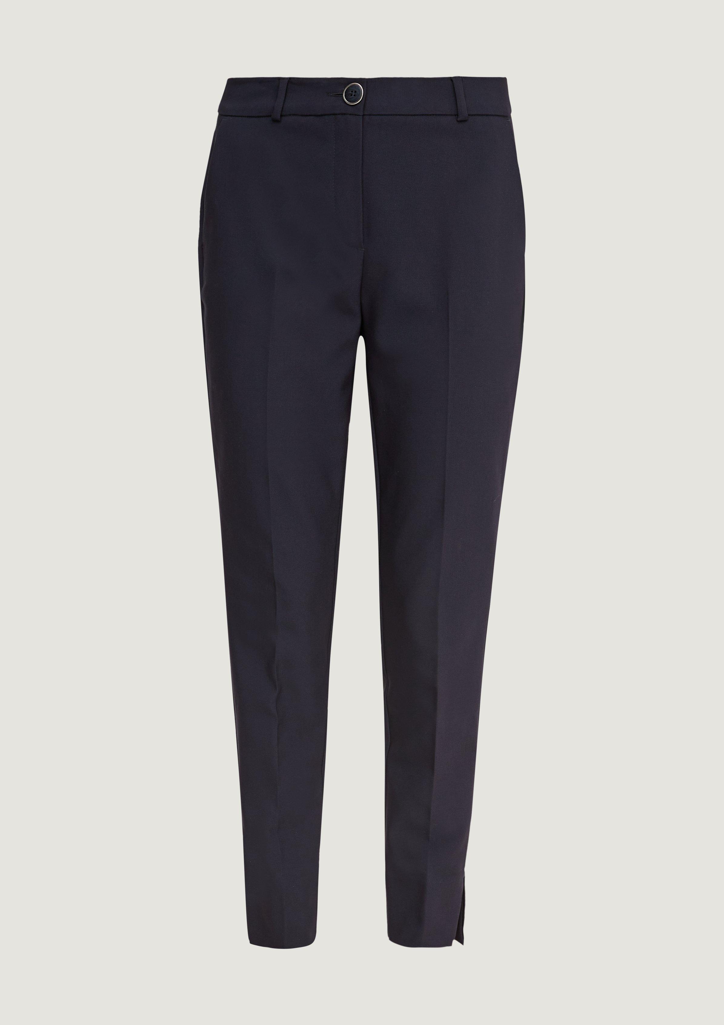 Slim: 7/8-Hose mit Tapered leg - navy