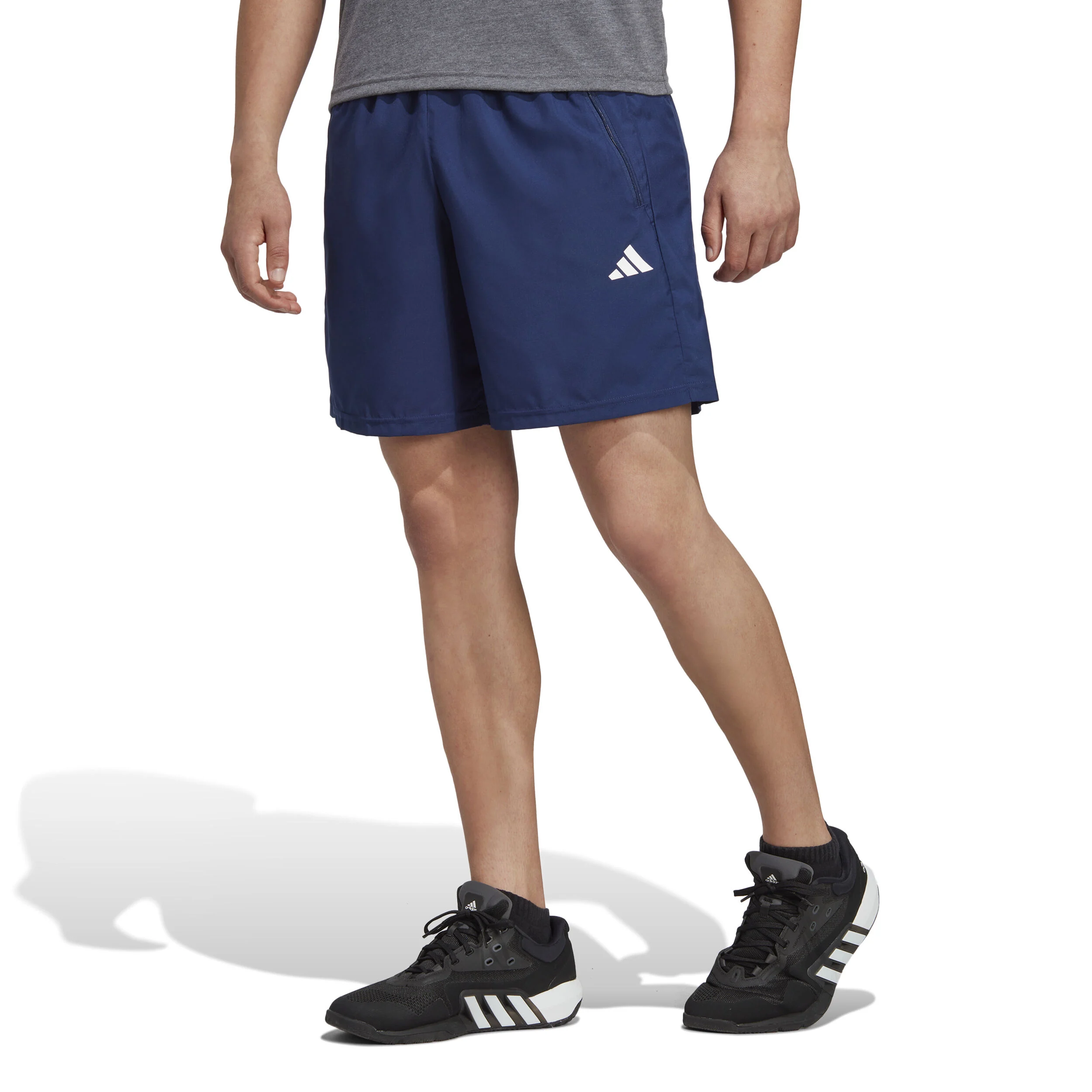 Essentials Shorts Herren - Dunkelblau, Weiß
