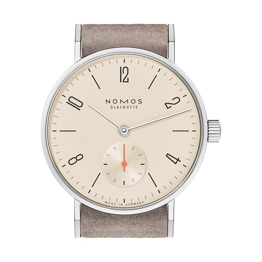 Nomos Glashütte Damenuhr Tangente 33 champagner