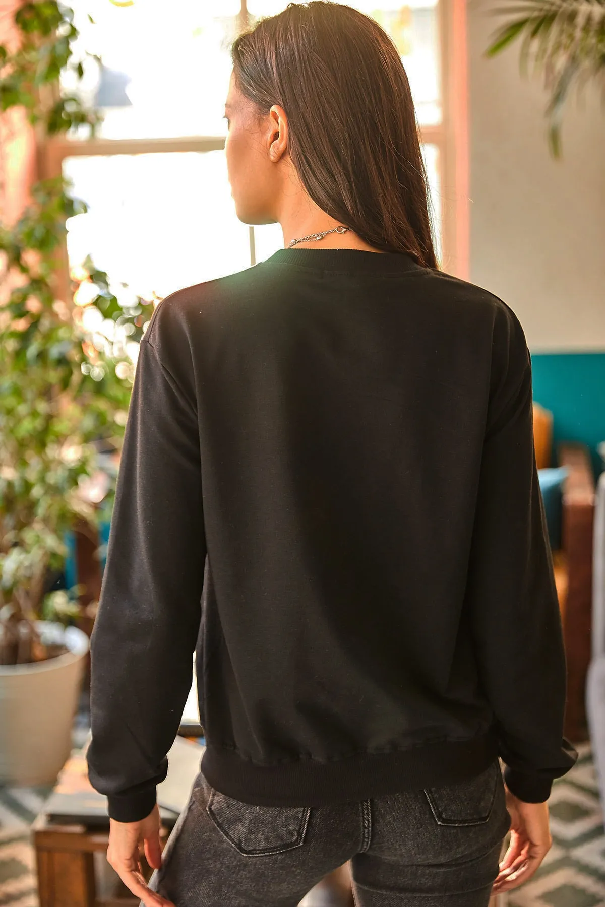 Olalook  Sweatshirt - Schwarz - Regular Fit