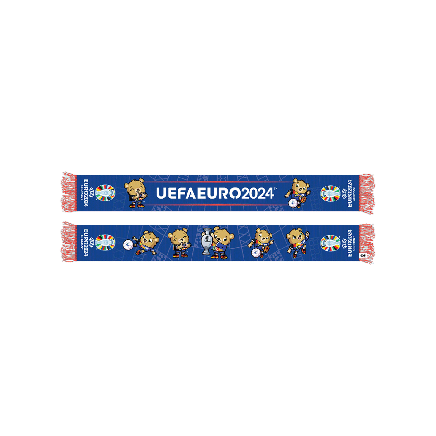 UEFA EURO 24 Albärt Fanschal Blau