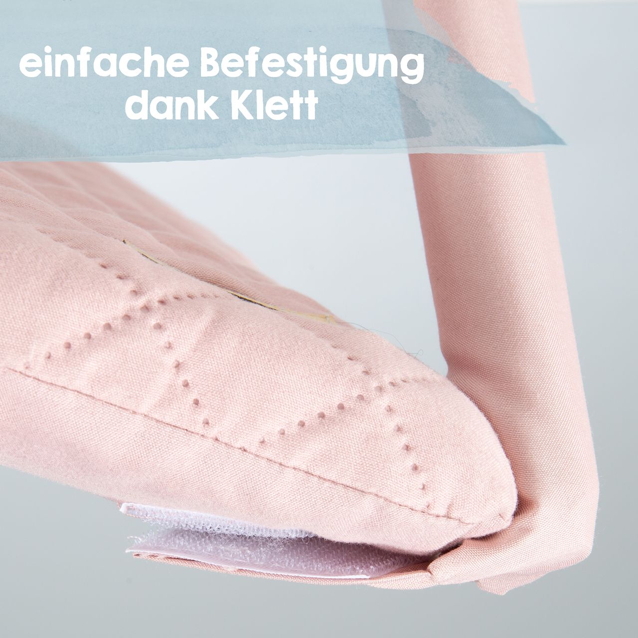 Roba Krabbeldecke 'roba style', mit Spielbogen mit 5 Elementen 'Lily', Wickelauflage, 85x75cm, rosa