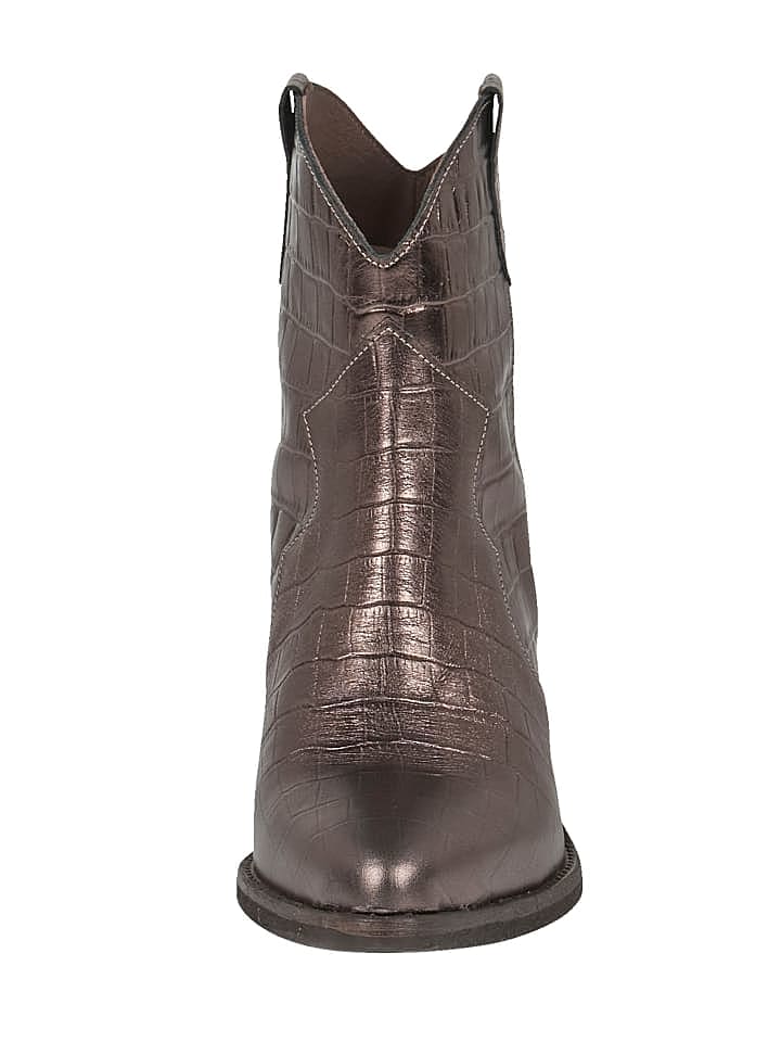 Reken Maar Cowboy Boots in Bronzefarben günstig kaufen 40