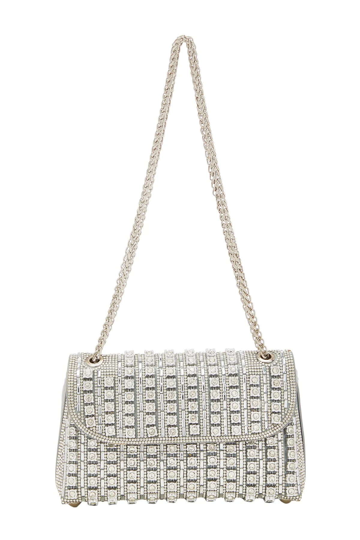 Felipa  Handtasche - Silberfarben - Unifarben