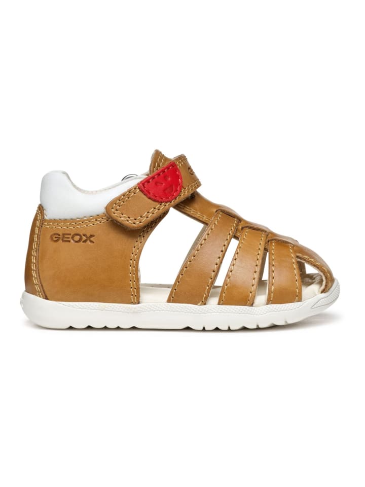 Geox Halbschuhe in Braun/Weiß günstig kaufen