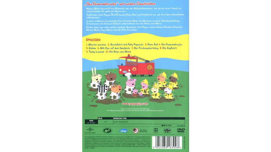 Peppa Pig - Vol. 12 - Das Feuerwehrauto und andere Geschichten