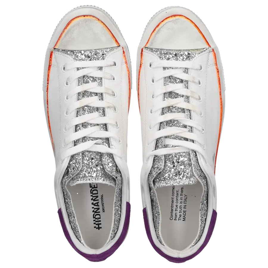 Hidnander - Sneaker low STARLESS Kalbsleder - weiß