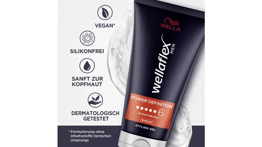 WELLAFLEX Men Styling Gel Power Definition 150 ml