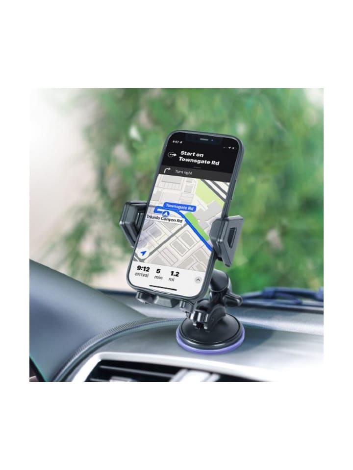 COFI 1453 Handy-Halterung Auto für Windschutzscheibe in Schwarz günstig kaufen 1