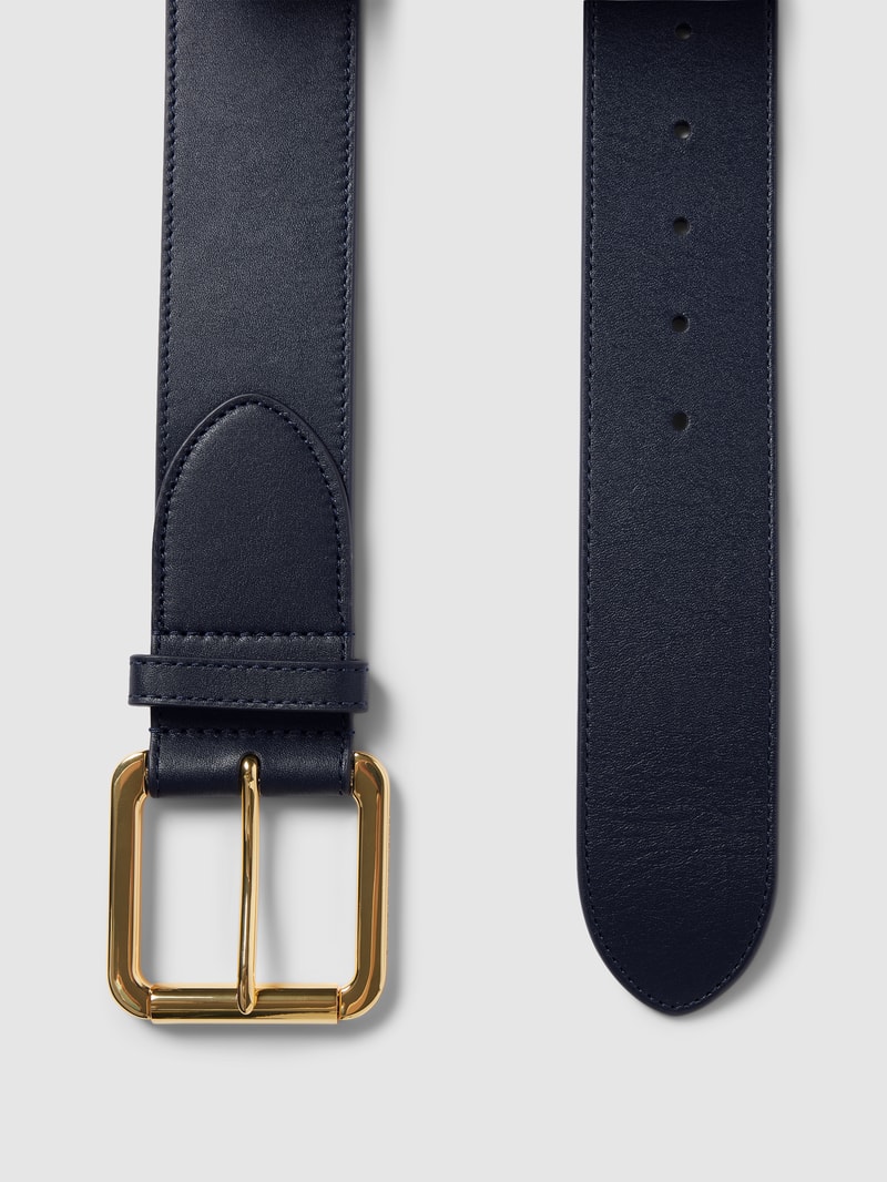 Gürtel mit Label-Details in marineblau