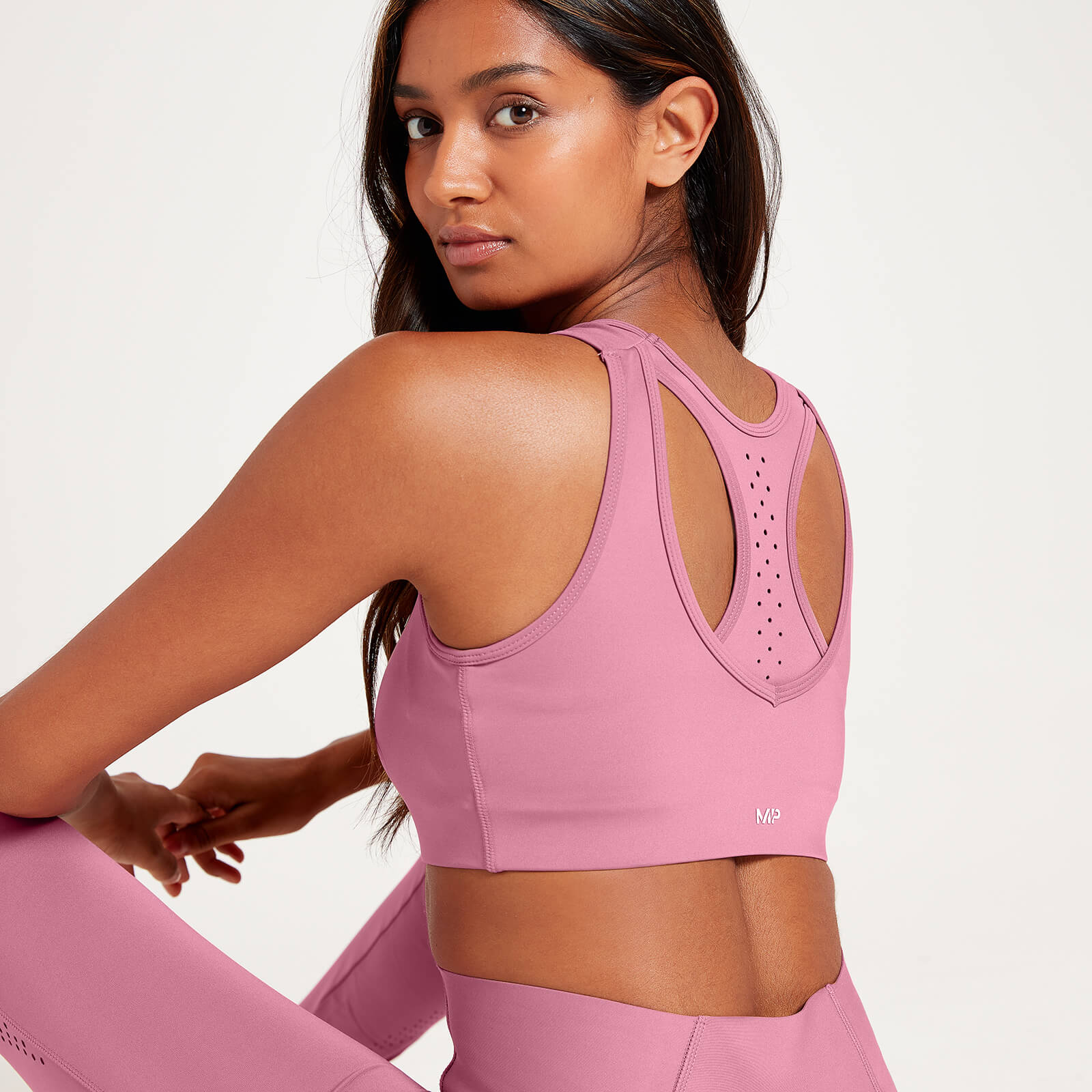 Brassière de sport découpée au laser MP Sculpt pour femmes – Mauve