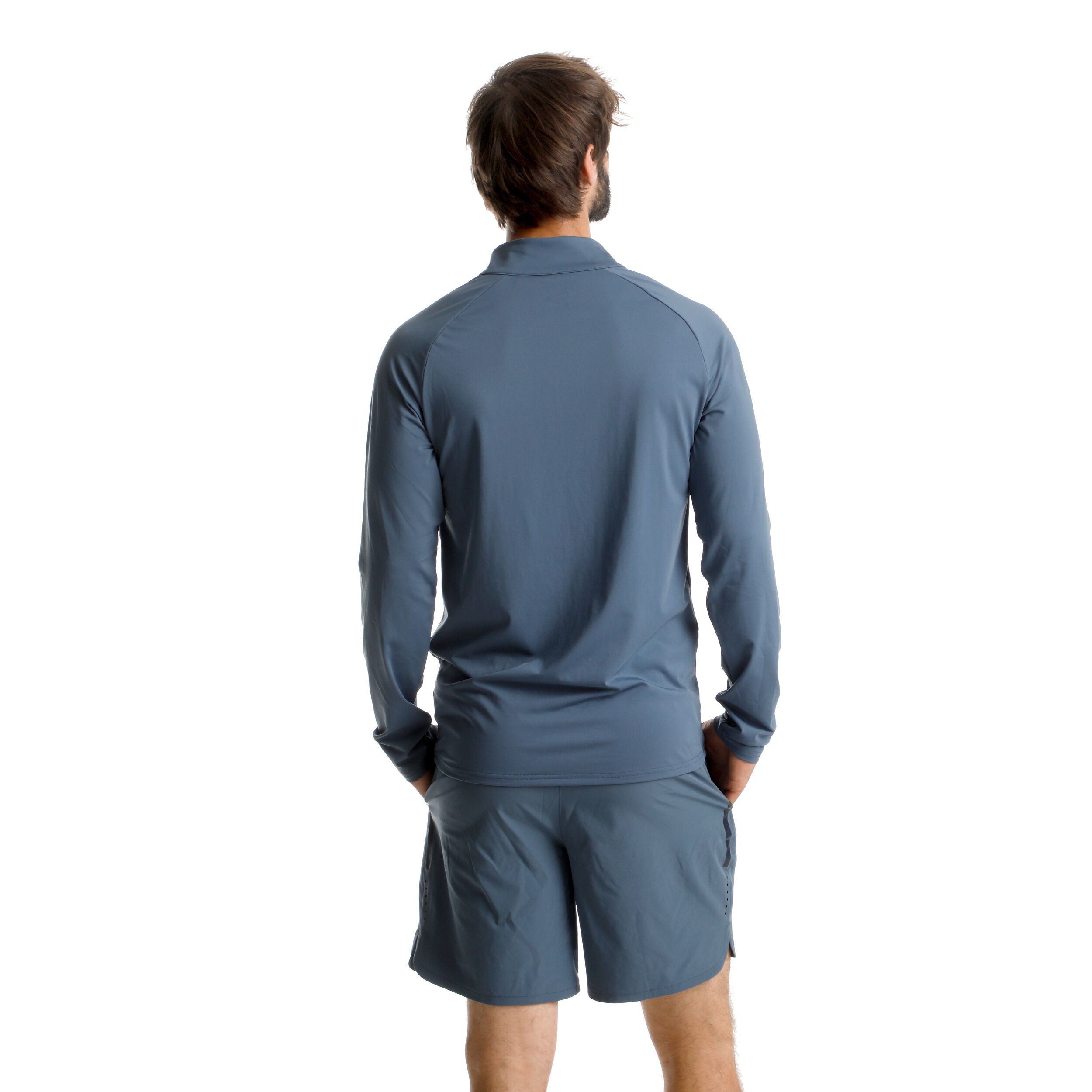 Perspectives Big Serve Longsleeve Herren - Blau