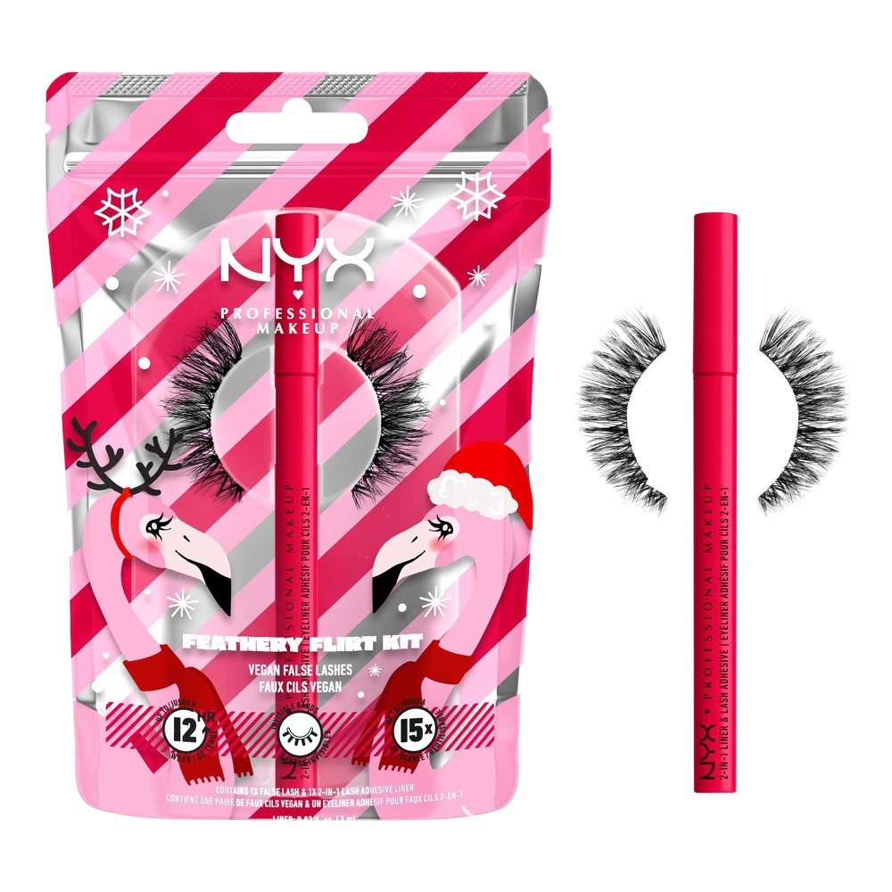 NYX Professional Makeup Kit faux cils avec liner adhésif Faux cils