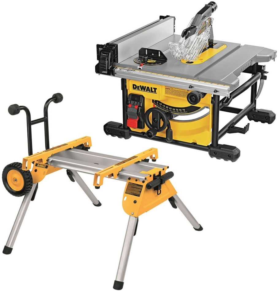 DeWalt DWE7485RS-QS præcisionsbordrundsav 210 mm + DE7400 stativ
