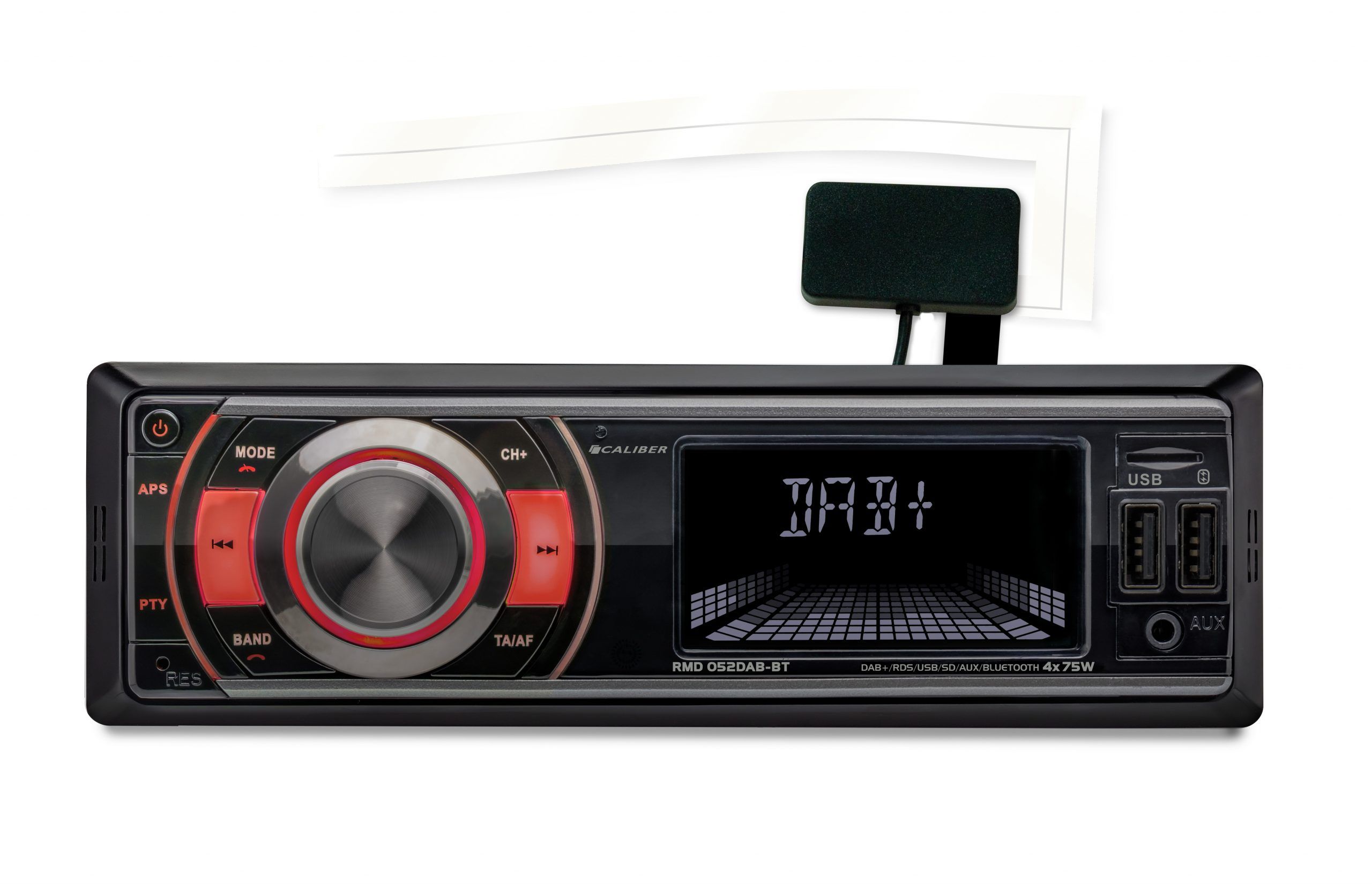 RMD052DAB-BT-Autoradio mit DAB + Bluetooth FM USB 4x 75watt - Farbanzeige