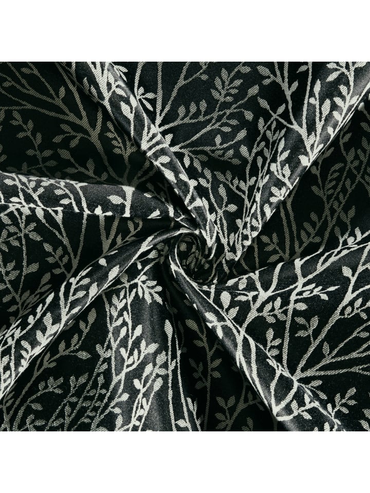 Erwin Müller Jacquard Tischdecke Malaga in schwarz günstig kaufen