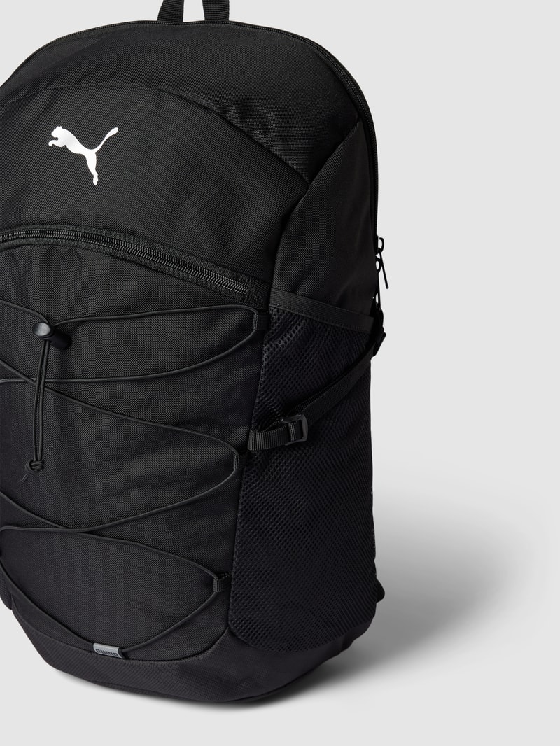 Rucksack mit Label-Detail in schwarz