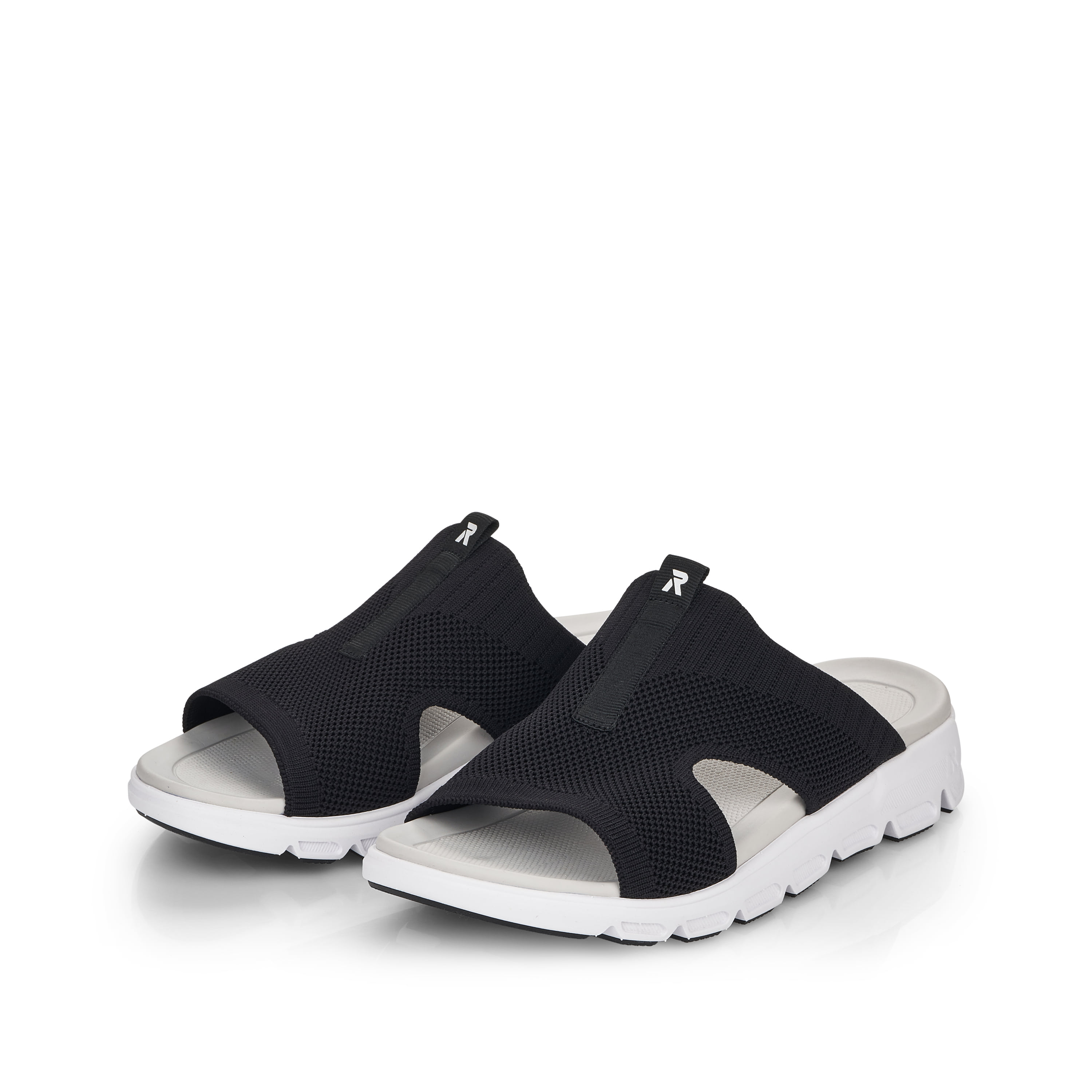 Rieker Damen Pantoletten deep black