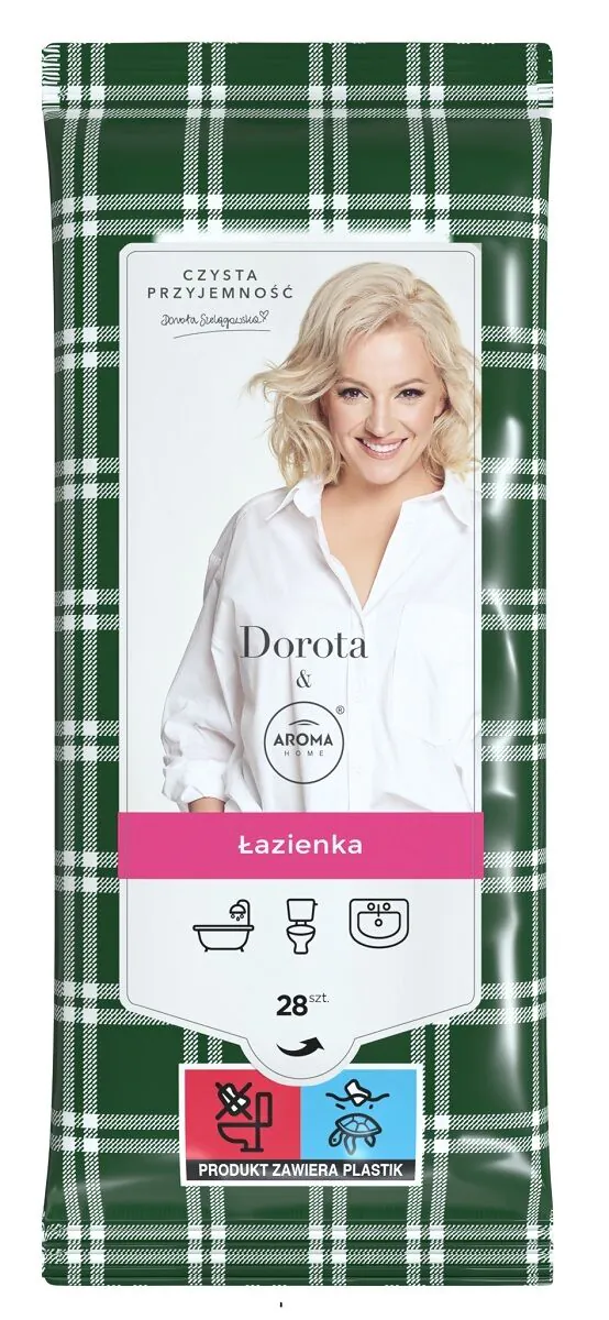 Λειτουργικά μαντηλάκια μπάνιου Aroma Home & Dorota