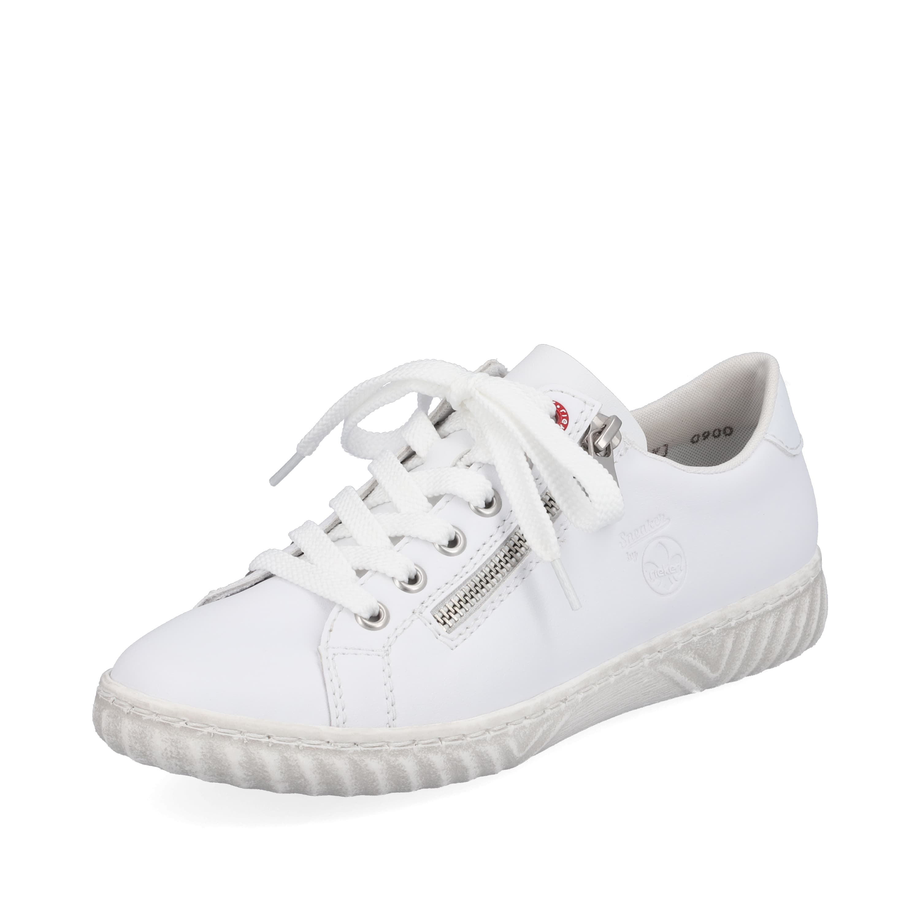Rieker Damen Sneaker Low reinweiss