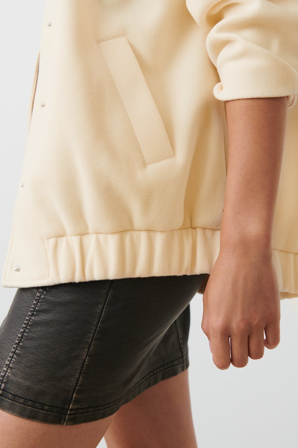 Chunky bomber jacket
