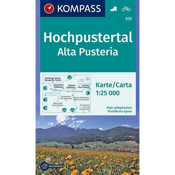 Hochpustertal - Alta Pusteria 1 : 25 000 - Wanderkarte