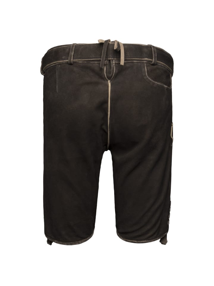 KRÜGER Lederhose Calle in dunkelbraun günstig kaufen