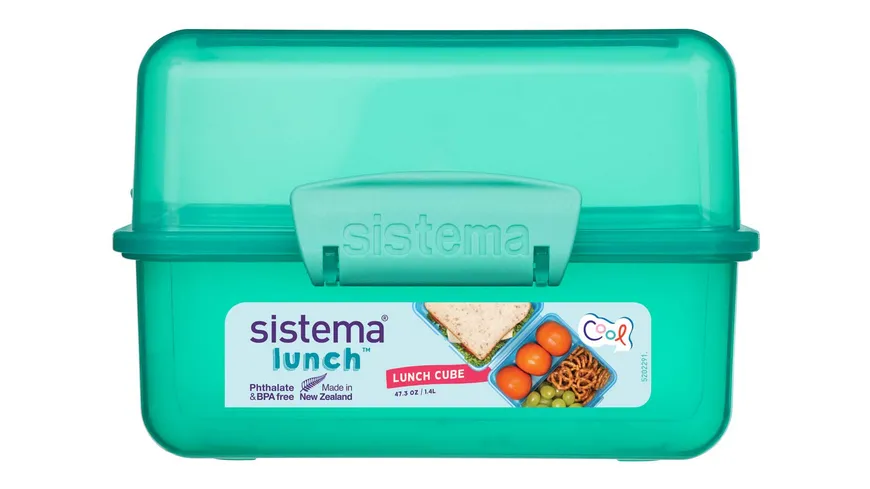 sistema Lunchbox LUNCH CUBE 1,4l Achtung: diesen Artikel gibt es in verschiedenen farblichen Ausführungen. Sie erhalten nur 1 Artikel (zufällige Auswahl im Lager). Eine Vorauswahl ist leider nicht möglich.