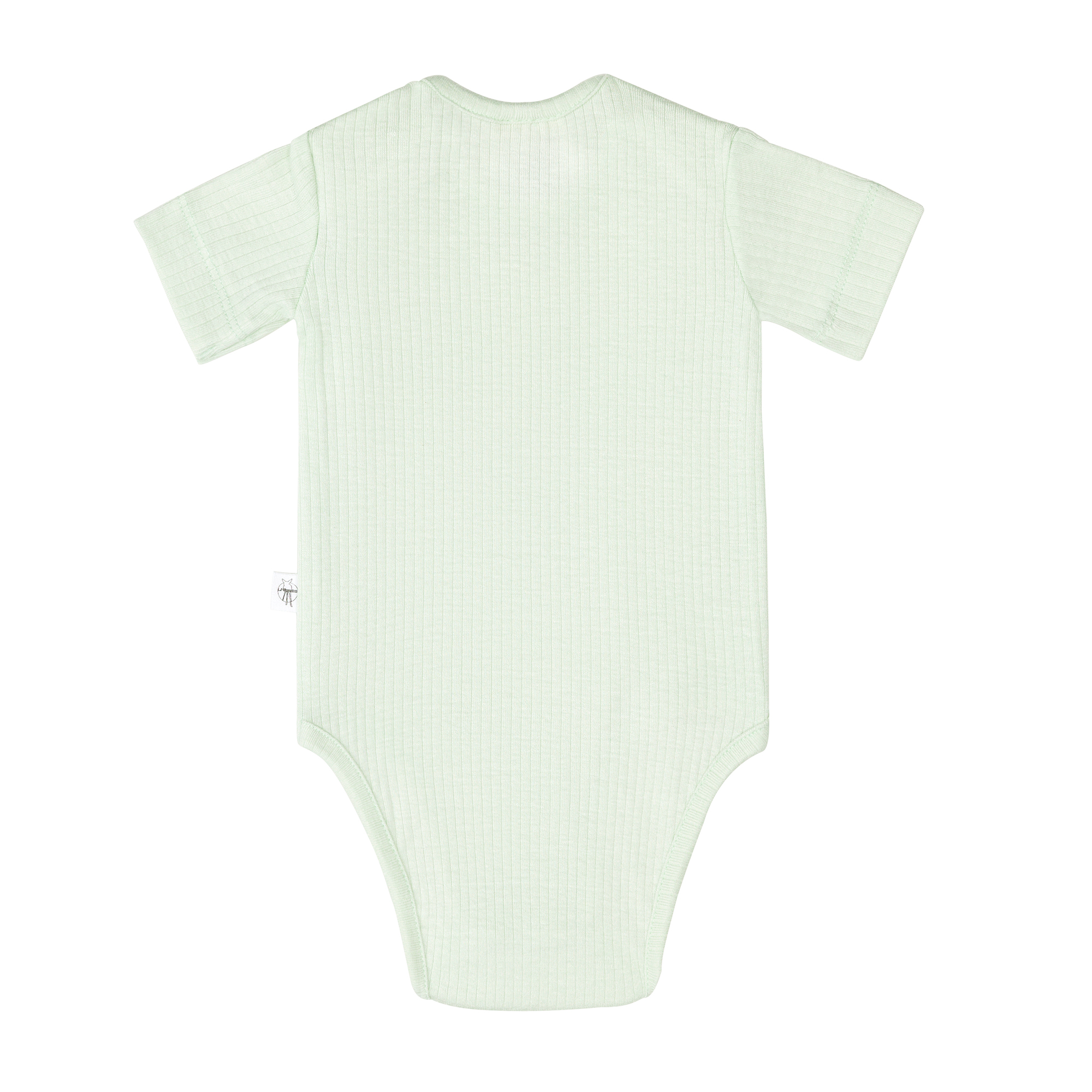 Baby Body Kurzarm - gerippt, Mint