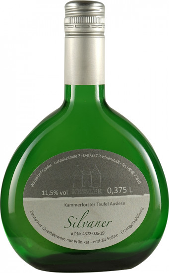 2018 Kammerforster Teufel Silvaner Auslese süß 0,375 L - Winzerhof Keßler