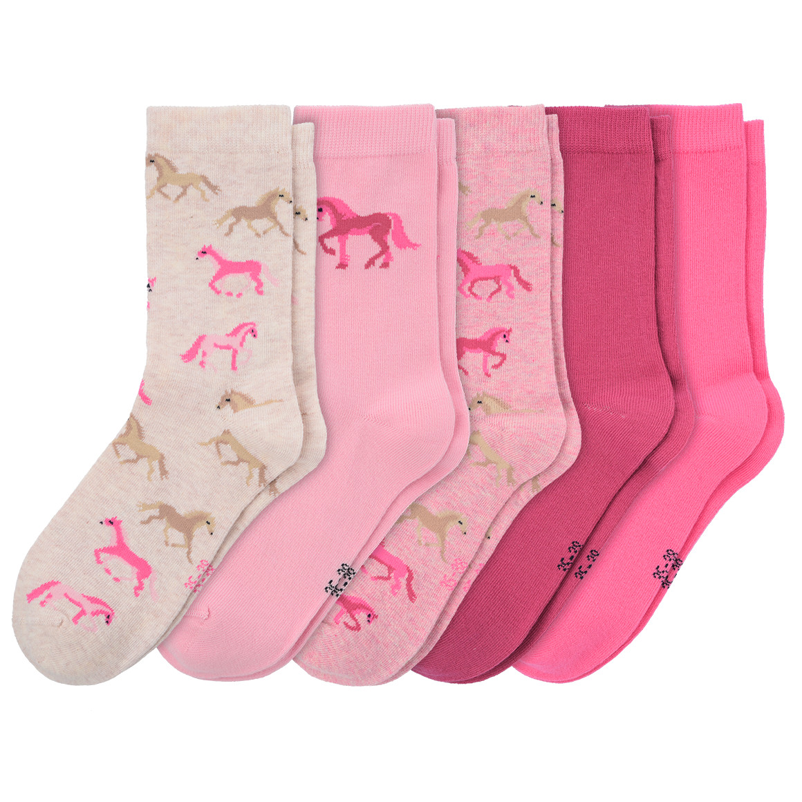 5 Paar Mädchen Socken im Set