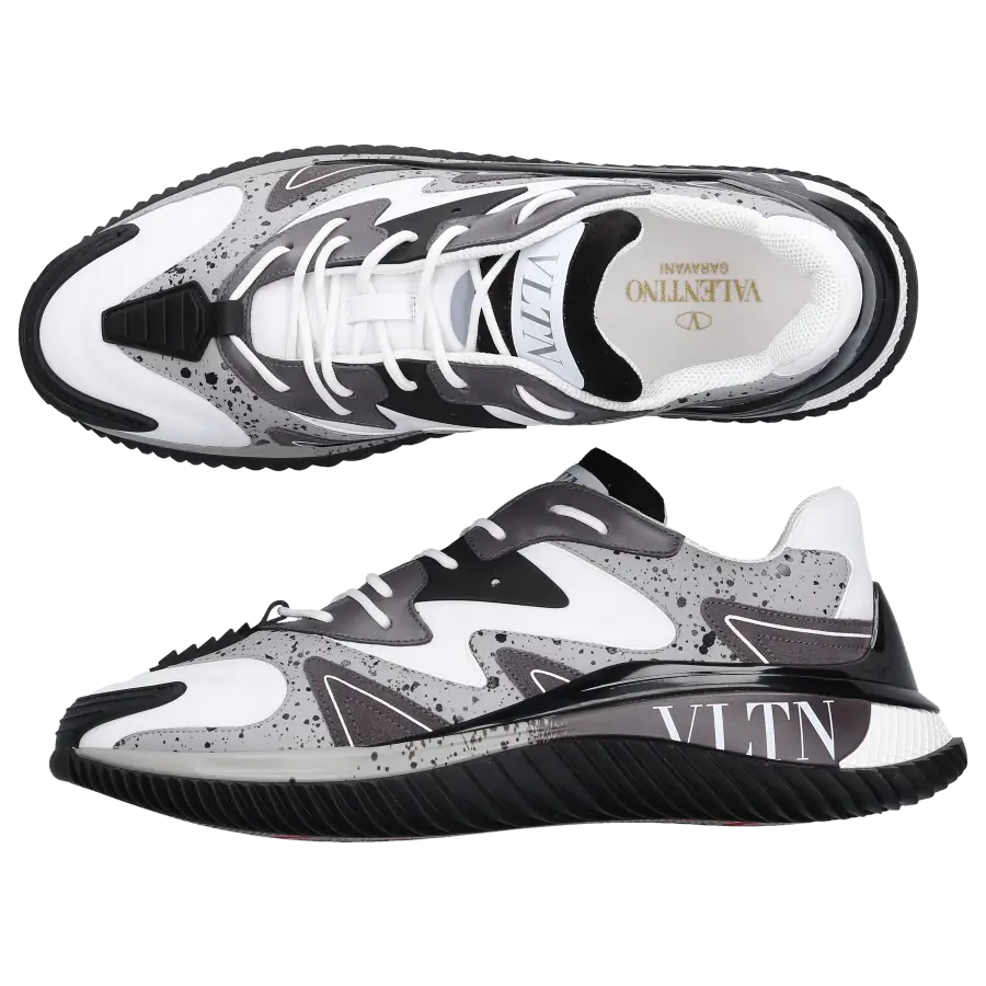 Valentino Garavani - Sneaker low WADE Kalbsleder - grau