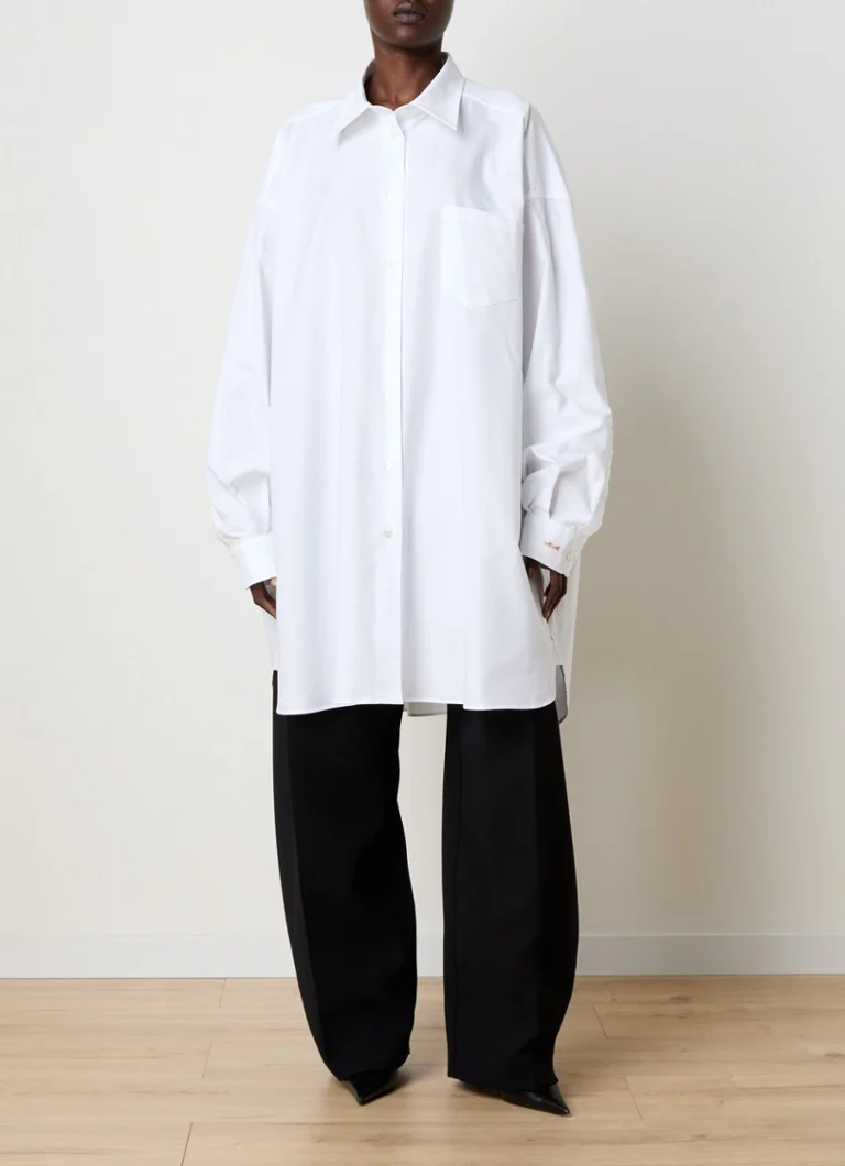 Maison Margiela  Oversized blouse met borstzak