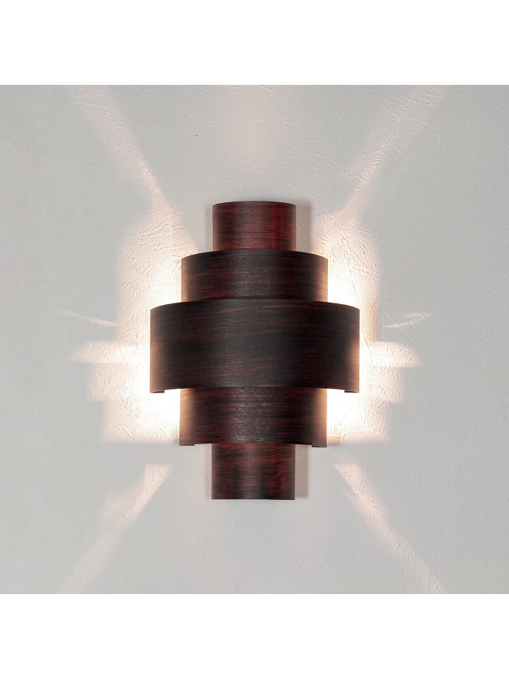 Licht-Erlebnisse Wandlampe in Rostbraun günstig kaufen onesize