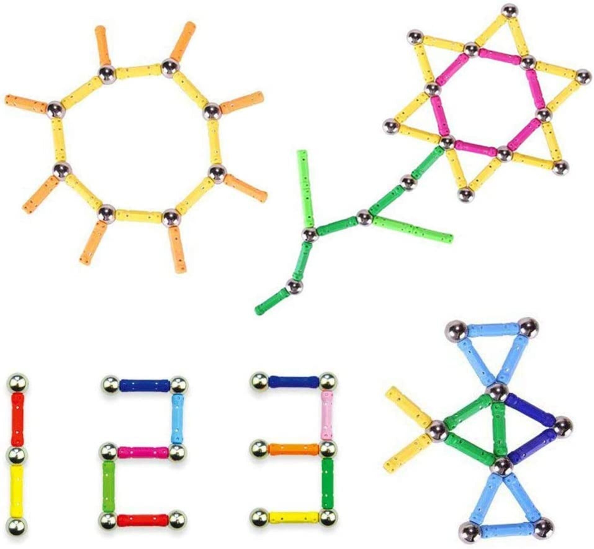 Dekomagnet 78 Stücke Puzzle Magnetische Bausteine Spielzeug Magnet, Devenirriche