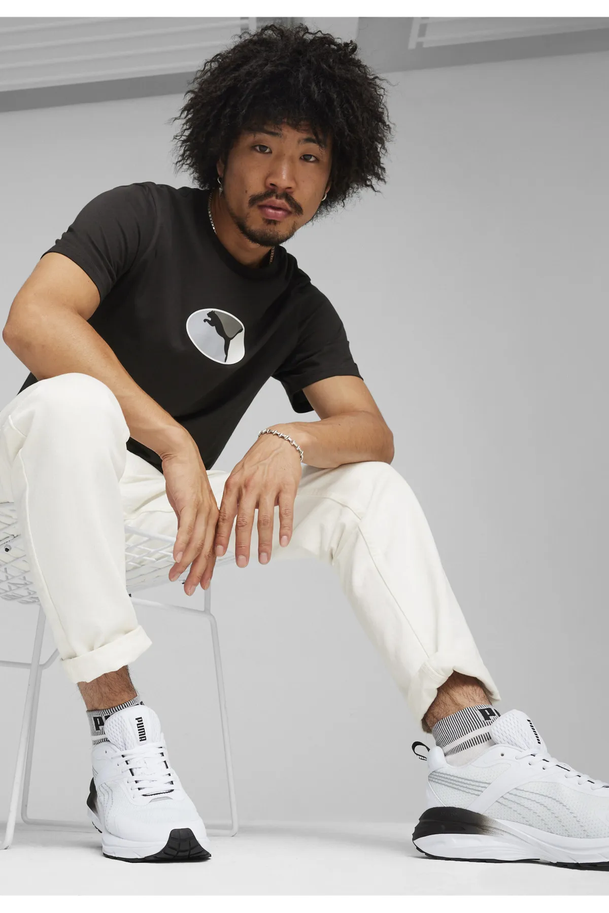 Puma  Sneaker - Weiß - Flacher Absatz