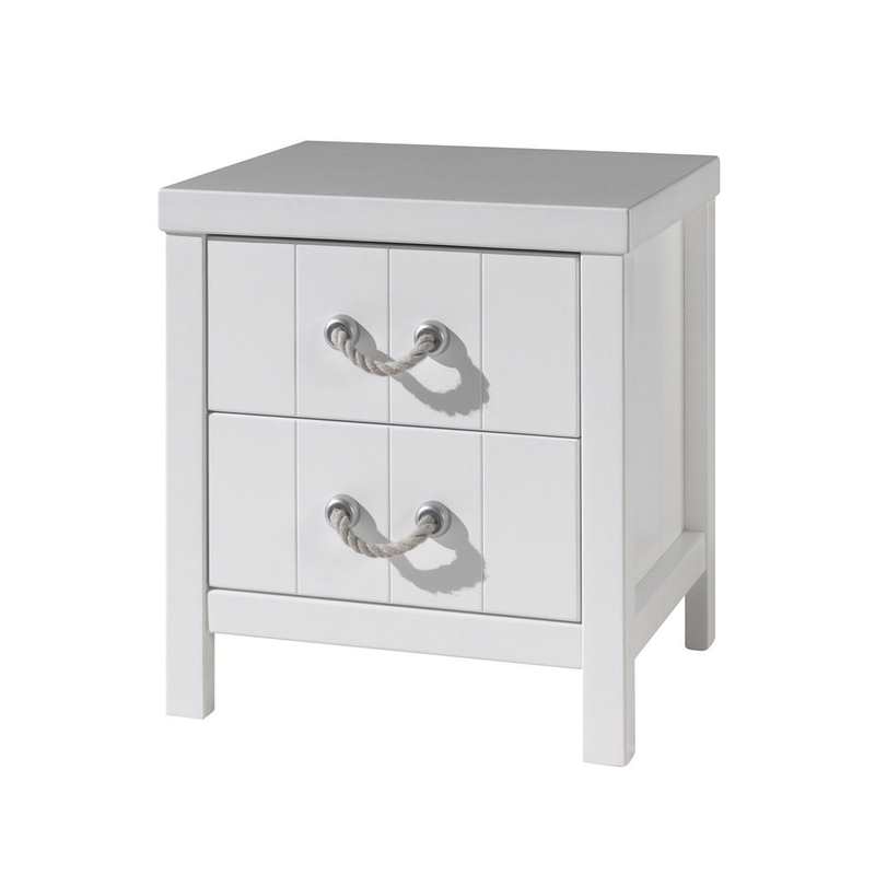 Table de chevet Lewis blanc