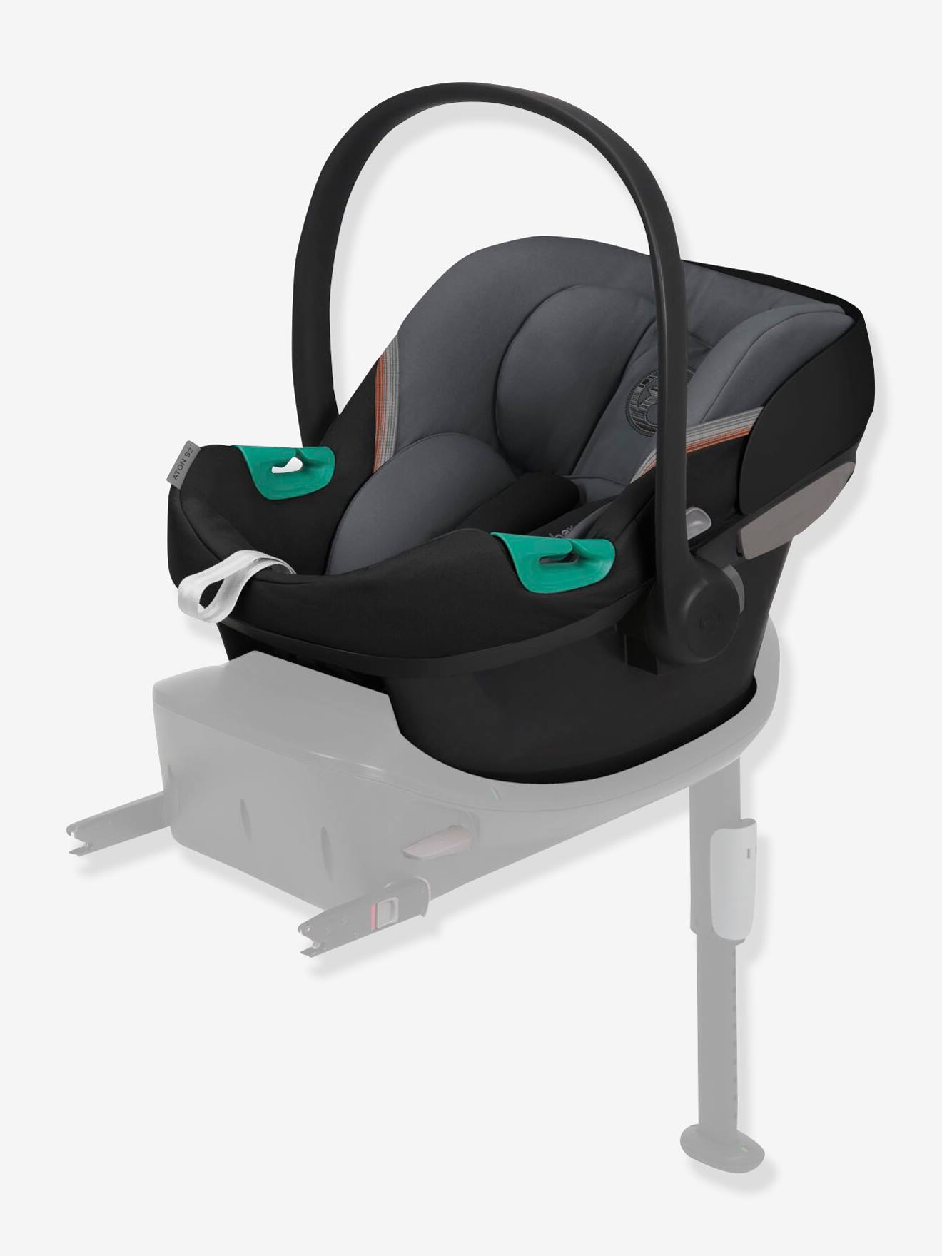 Siège-auto coque CYBEX Gold Aton S2 i-Size 45 à 87 cm, équivalence groupe 0+ noir (moon black)