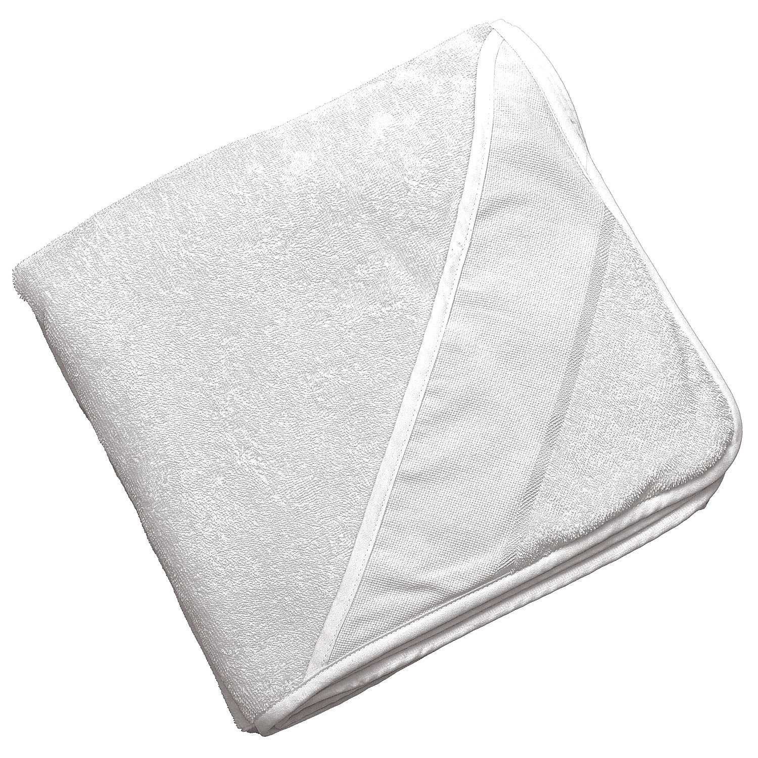 buttinette Kapuzenbadetuch, weiß, 140 x 140 cm