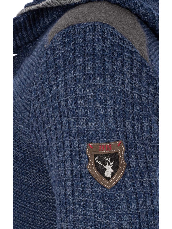 Spieth & Wensky Strickjacke NABOR in blau günstig kaufen