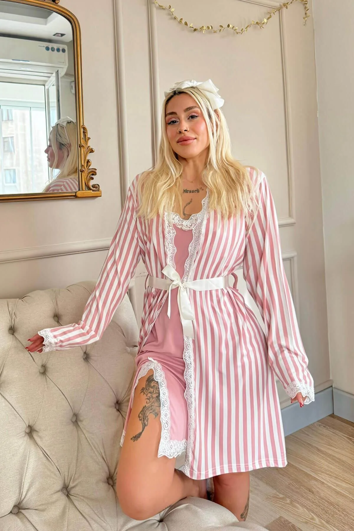 Pijamaevi  Pyjama set - Rosa - Muster