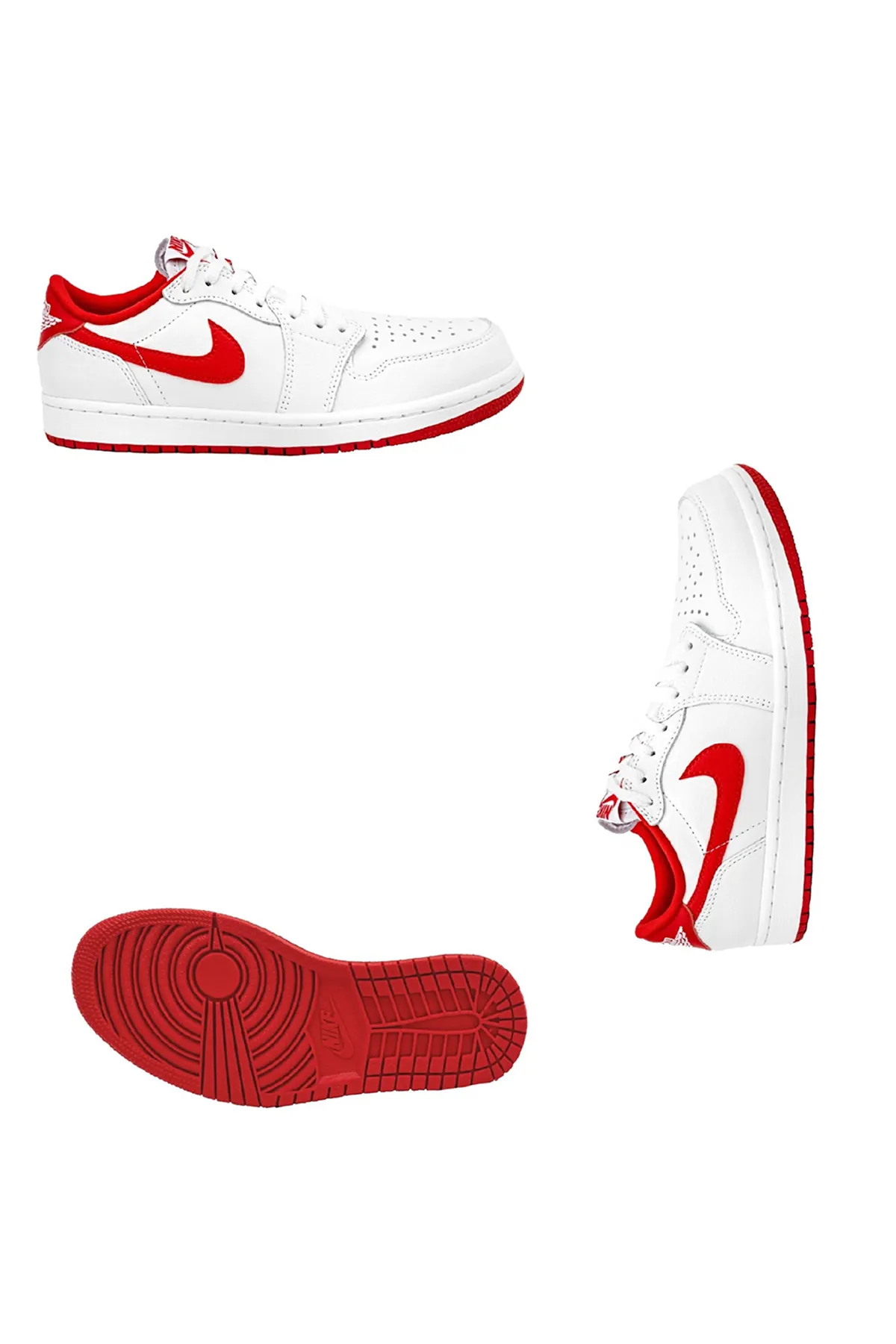 Nike  AIR JORDAN 1 Retro Low OG - Weiß/Rot
