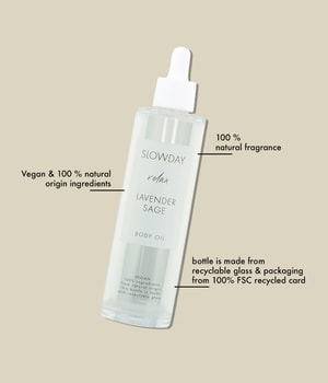 SLOWDAY Relax Lavender & Sage Körperöl-100 ml