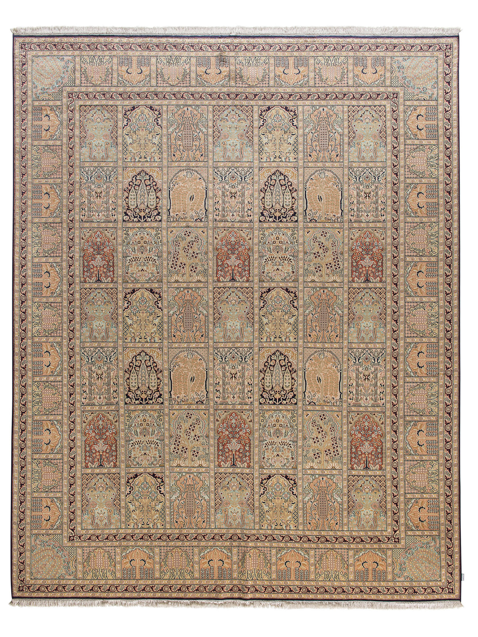 Kaschmir Seide 18/18 ca. 244 x 306 cm, Unikat / Einzelstück