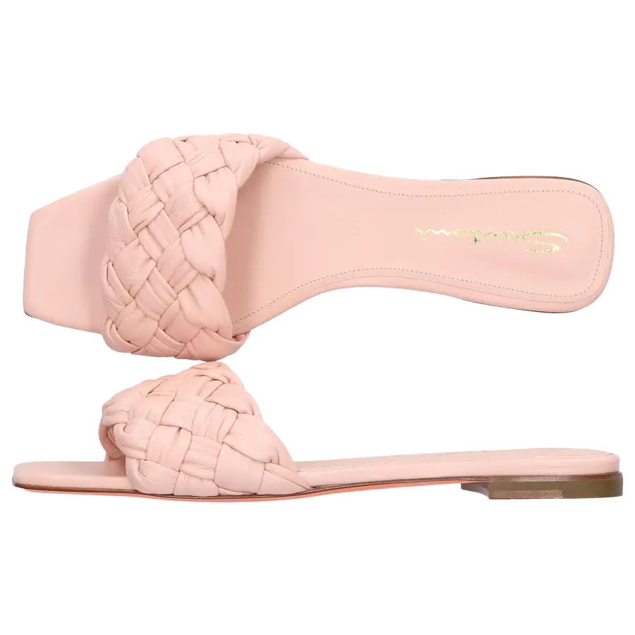 Santoni - Pantoletten 70023 Kalbsleder - pink