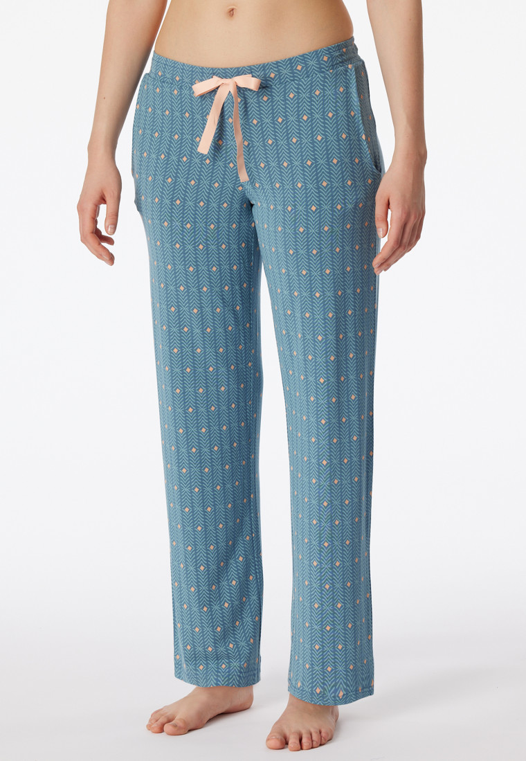 Loungehose lang Modal Grafikprint multicolor - Mix+Relax