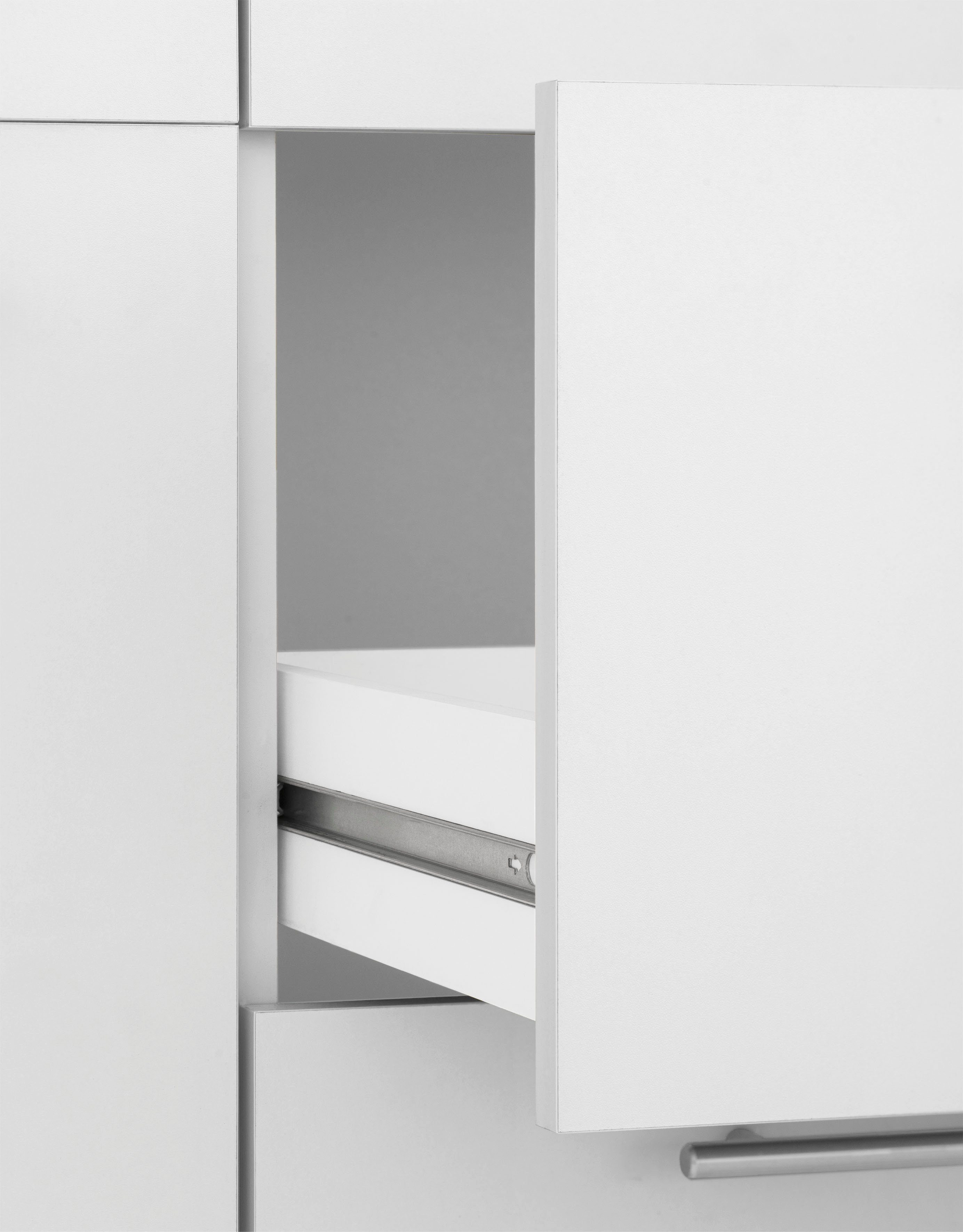 wiho Küchen Küchenzeile Unna, mit E-Geräten, Breite 280 cm